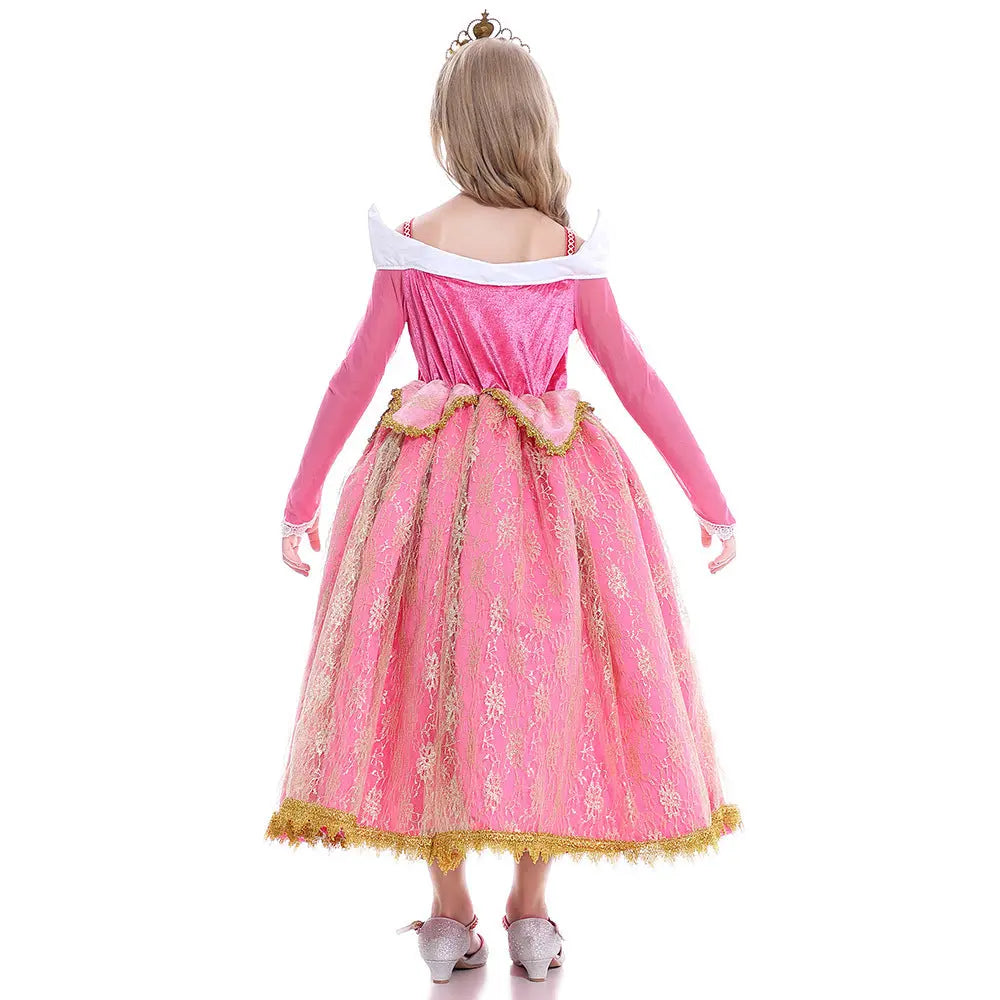 Princess Arora Lace Dress Backdrop Bliss