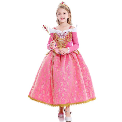 Princess Arora Lace Dress Backdrop Bliss