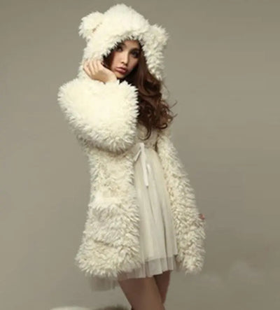 Teddy princess plush coat Backdrop Bliss