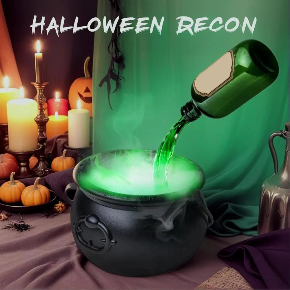 Halloween Black Wizard Bowl Magic Float Bottle And Diffuser Indoor Home Bar Magic Party Horror Ghost Props Halloween Decoration Backdrop Bliss