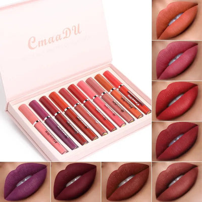 Women's Non - stick Cup Waterproof Matte Lipstick - Backdrop BlissWomen's Non - stick Cup Waterproof Matte Lipstick