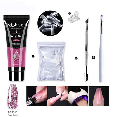 Nail Art Crystal Extension Tool Quickly Extend Crystal Model Gel - Backdrop BlissNail Art Crystal Extension Tool Quickly Extend Crystal Model Gel