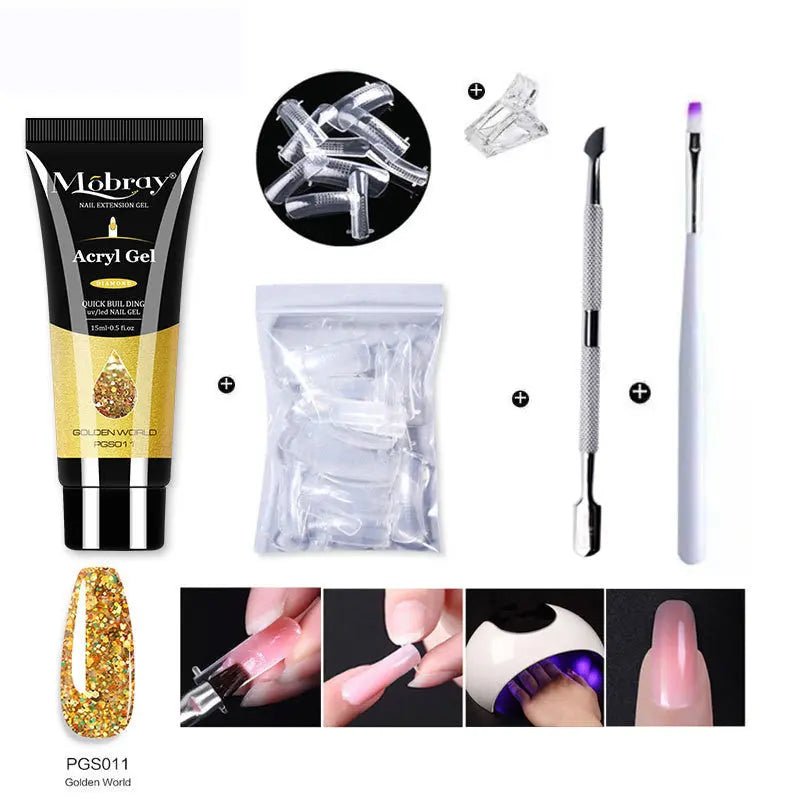 Nail Art Crystal Extension Tool Quickly Extend Crystal Model Gel - Backdrop BlissNail Art Crystal Extension Tool Quickly Extend Crystal Model Gel