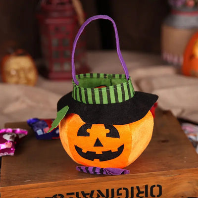 Halloween Candy Bags Cute Gift Bag Pumpkin Witch Candy Boxes Backdrop Bliss