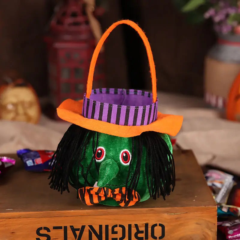 Halloween Candy Bags Cute Gift Bag Pumpkin Witch Candy Boxes Backdrop Bliss