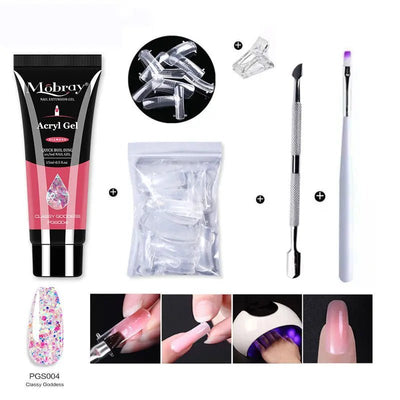 Nail Art Crystal Extension Tool Quickly Extend Crystal Model Gel - Backdrop BlissNail Art Crystal Extension Tool Quickly Extend Crystal Model Gel