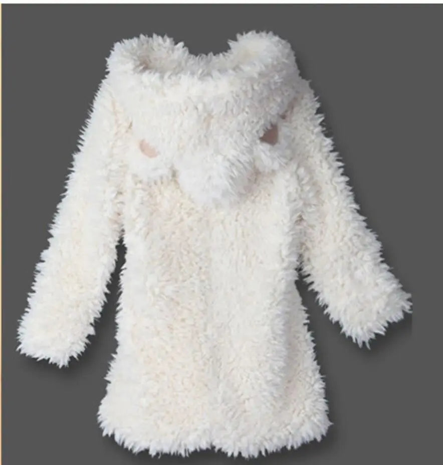 Teddy princess plush coat Backdrop Bliss