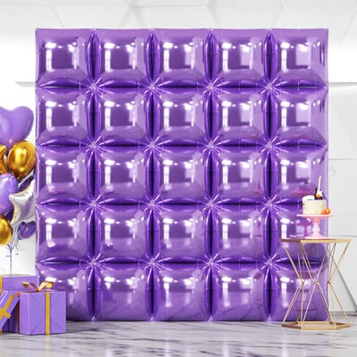 NISOCY 48PCS Green Square Foil Balloons Wall Backdrop Double Sided Green Balloons Tunnel Arch Kit for Baby Shower Birthday Anniversary Summer Party Decoration Backdrop Bliss