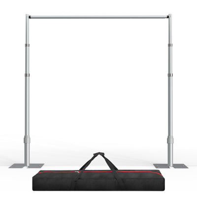 EMART Pipe and Drape Backdrop Stand Kit, 8.9ftx10ft Heavy Duty Adjustable Photo Background, Metal Frame with Flat Base for Wedding, Birthday Party, Banquet Decorations - Silver - Backdrop BlissEMART Pipe and Drape Backdrop Stand Kit, 8.9ftx10ft Heavy Duty Adjustable Photo Background, Metal Frame with Flat Base for Wedding, Birthday Party, Banquet Decorations - Silver