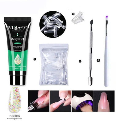 Nail Art Crystal Extension Tool Quickly Extend Crystal Model Gel - Backdrop BlissNail Art Crystal Extension Tool Quickly Extend Crystal Model Gel