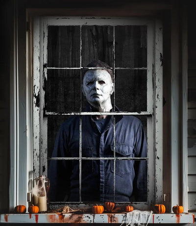 MCJC Halloween Horror Curtain, Halloween Decoration，Window Door Cover - Backdrop BlissMCJC Halloween Horror Curtain, Halloween Decoration，Window Door Cover