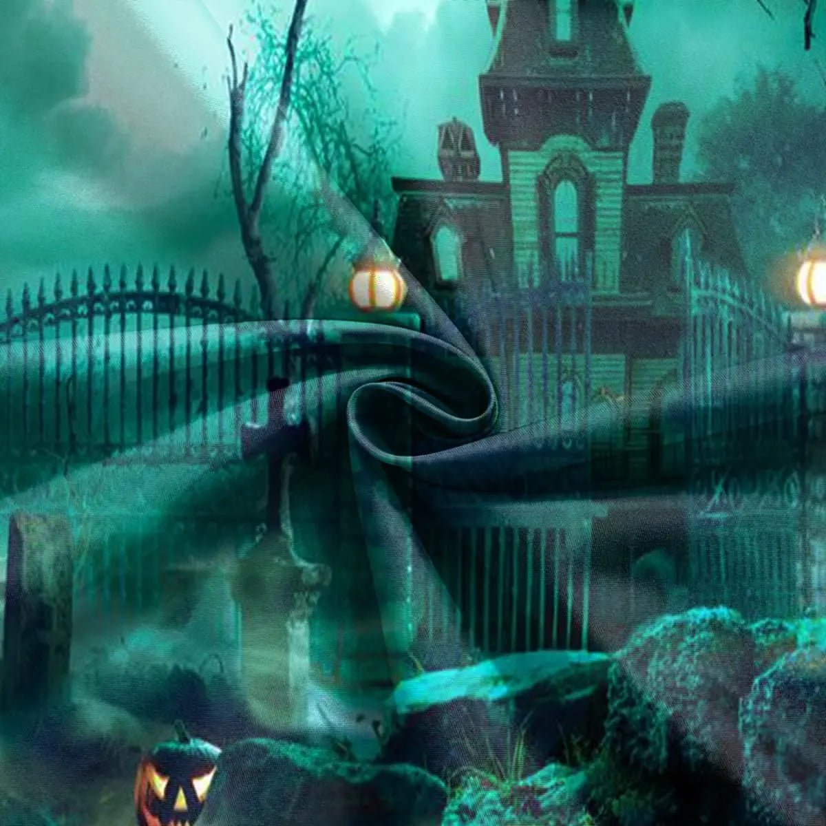 8X6FT Halloween Backdrop Photography Background Horror Moon Night Scary Cemetery Pumpkin Lantern Backdrop for Kids Adult Family Party Birthday Banner Decor Halloween Photo Backdrop SCO297B - Backdrop Bliss8X6FT Halloween Backdrop Photography Background Horror Moon Night Scary Cemetery Pumpkin Lantern Backdrop for Kids Adult Family Party Birthday Banner Decor Halloween Photo Backdrop SCO297B