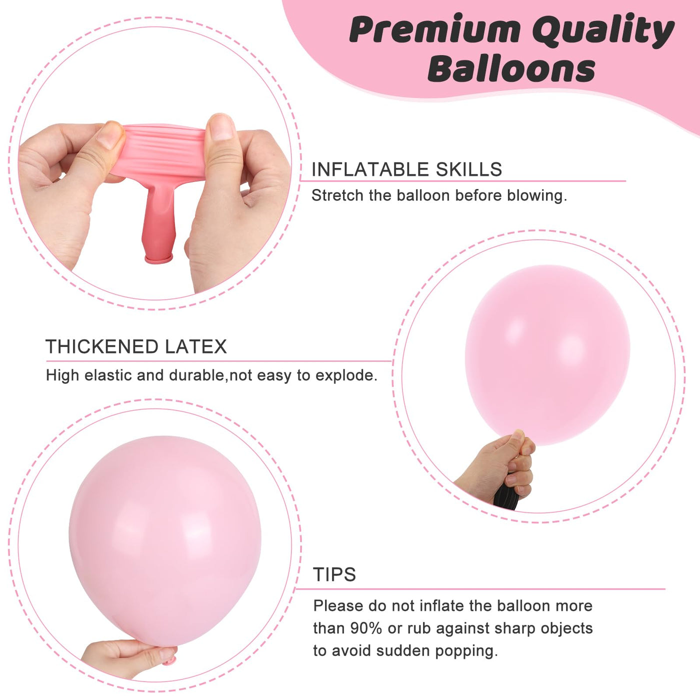 RUBFAC 135pcs Gold Balloons Different Sizes 18 12 10 5 Inch for Garland Arch, Latex Metallic Balloon for Birthday Graduation Party Wedding Decorations Backdrop Bliss