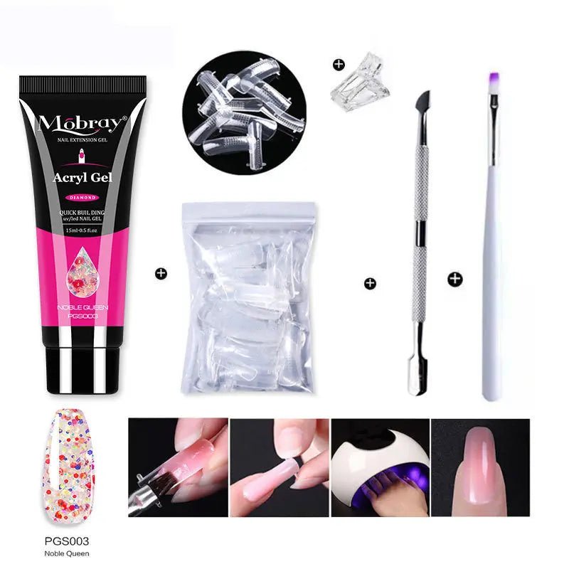 Nail Art Crystal Extension Tool Quickly Extend Crystal Model Gel - Backdrop BlissNail Art Crystal Extension Tool Quickly Extend Crystal Model Gel