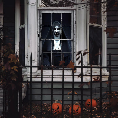 MCJC Halloween Horror Curtain, Halloween Decoration，Window Door Cover - Backdrop BlissMCJC Halloween Horror Curtain, Halloween Decoration，Window Door Cover