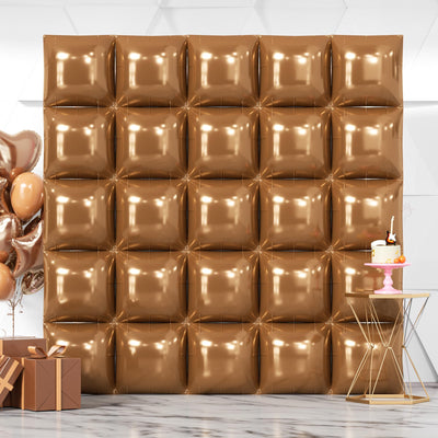 NISOCY 48PCS Green Square Foil Balloons Wall Backdrop Double Sided Green Balloons Tunnel Arch Kit for Baby Shower Birthday Anniversary Summer Party Decoration Backdrop Bliss