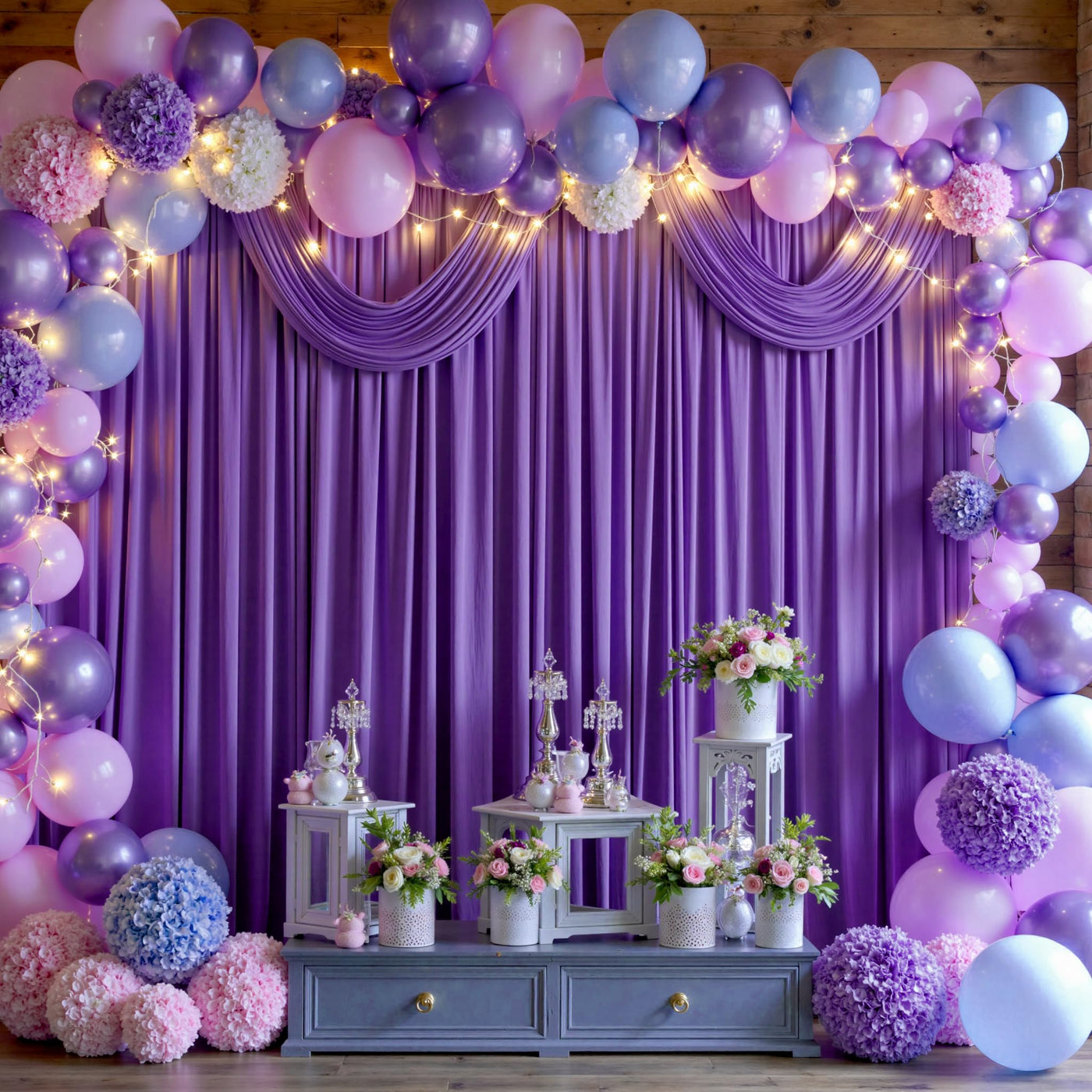 50 ft x 10 ft Wrinkle Free White Backdrop Curtain for Wedding Parties, Polyester Photo Backdrop Drapes for Baby Shower Birthday Party Backdrop Stand, Bulk Thick Background Curtains, 5x10FT 10 Panels - Backdrop Bliss50 ft x 10 ft Wrinkle Free White Backdrop Curtain for Wedding Parties, Polyester Photo Backdrop Drapes for Baby Shower Birthday Party Backdrop Stand, Bulk Thick Background Curtains, 5x10FT 10 Panels