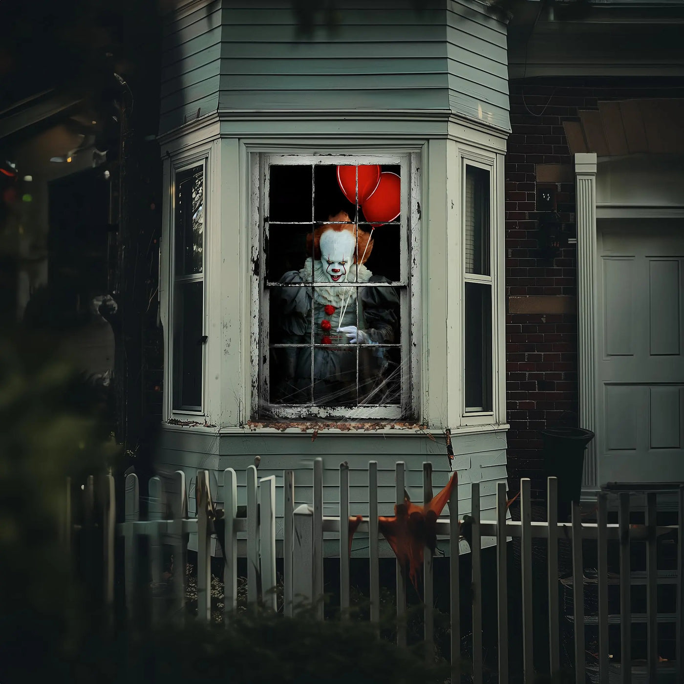 MCJC Halloween Horror Curtain, Halloween Decoration，Window Door Cover - Backdrop BlissMCJC Halloween Horror Curtain, Halloween Decoration，Window Door Cover
