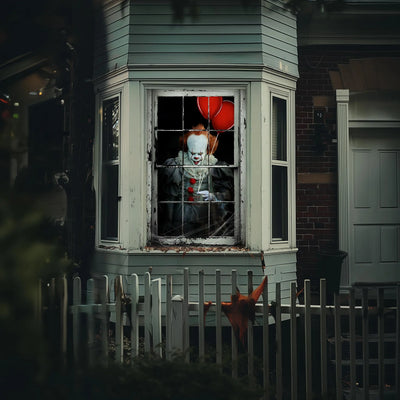 MCJC Halloween Horror Curtain, Halloween Decoration，Window Door Cover - Backdrop BlissMCJC Halloween Horror Curtain, Halloween Decoration，Window Door Cover