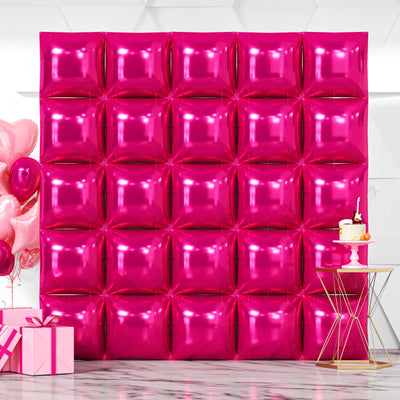NISOCY 48PCS Green Square Foil Balloons Wall Backdrop Double Sided Green Balloons Tunnel Arch Kit for Baby Shower Birthday Anniversary Summer Party Decoration Backdrop Bliss