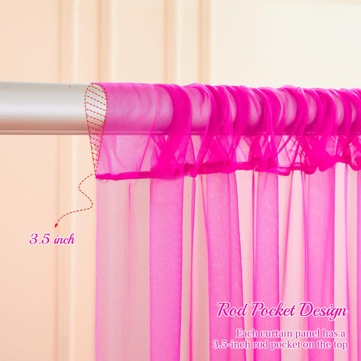 10x10ft Champagne Tulle Backdrop Curtain with Lights String for Parites, Sheer Backdrop Curtains for Wedding Baby Shower Birthday Party Photo Shoot Decorations - Backdrop Bliss10x10ft Champagne Tulle Backdrop Curtain with Lights String for Parites, Sheer Backdrop Curtains for Wedding Baby Shower Birthday Party Photo Shoot Decorations