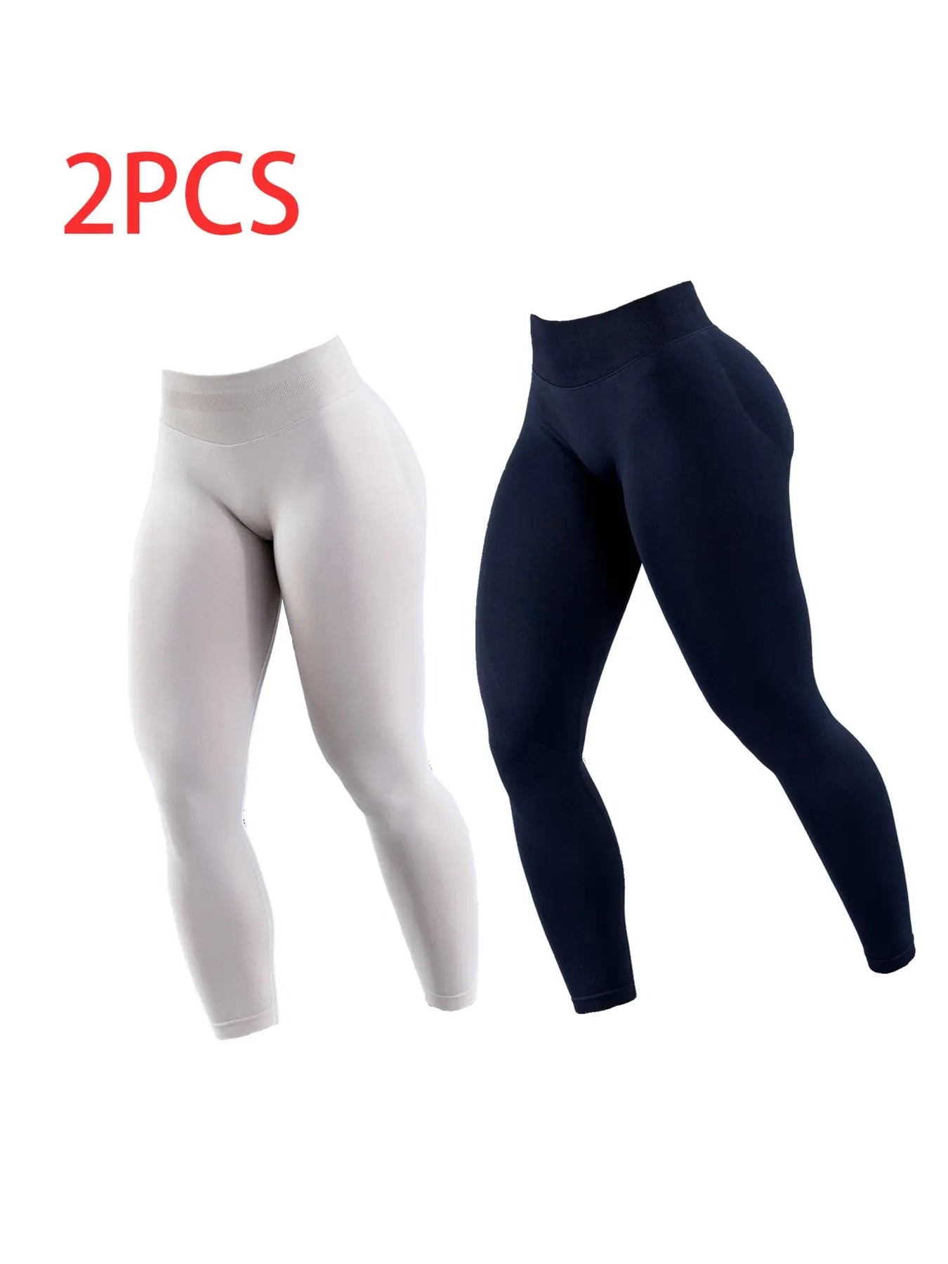 2pack Solid - color Yoga Exercise Leggings - Backdrop Bliss2pack Solid - color Yoga Exercise Leggings