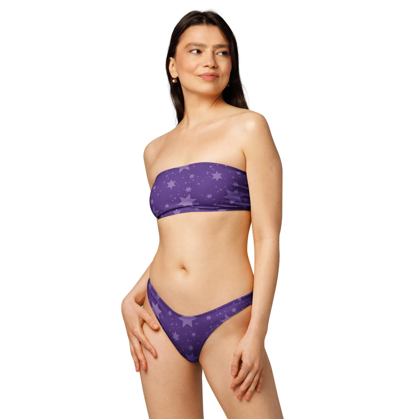 Recycled bandeau bikini - Backdrop BlissRecycled bandeau bikini