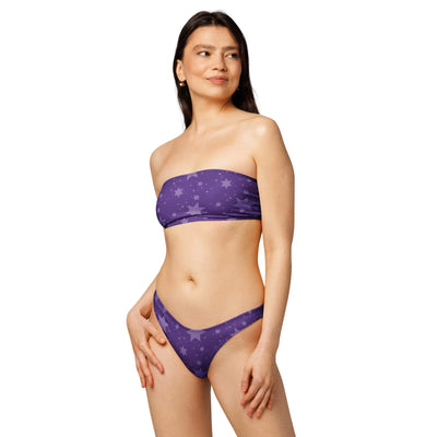 Recycled bandeau bikini - Backdrop BlissRecycled bandeau bikini