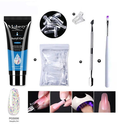 Nail Art Crystal Extension Tool Quickly Extend Crystal Model Gel - Backdrop BlissNail Art Crystal Extension Tool Quickly Extend Crystal Model Gel