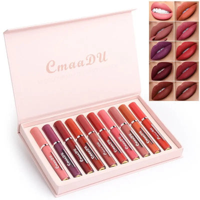 Women's Non - stick Cup Waterproof Matte Lipstick - Backdrop BlissWomen's Non - stick Cup Waterproof Matte Lipstick