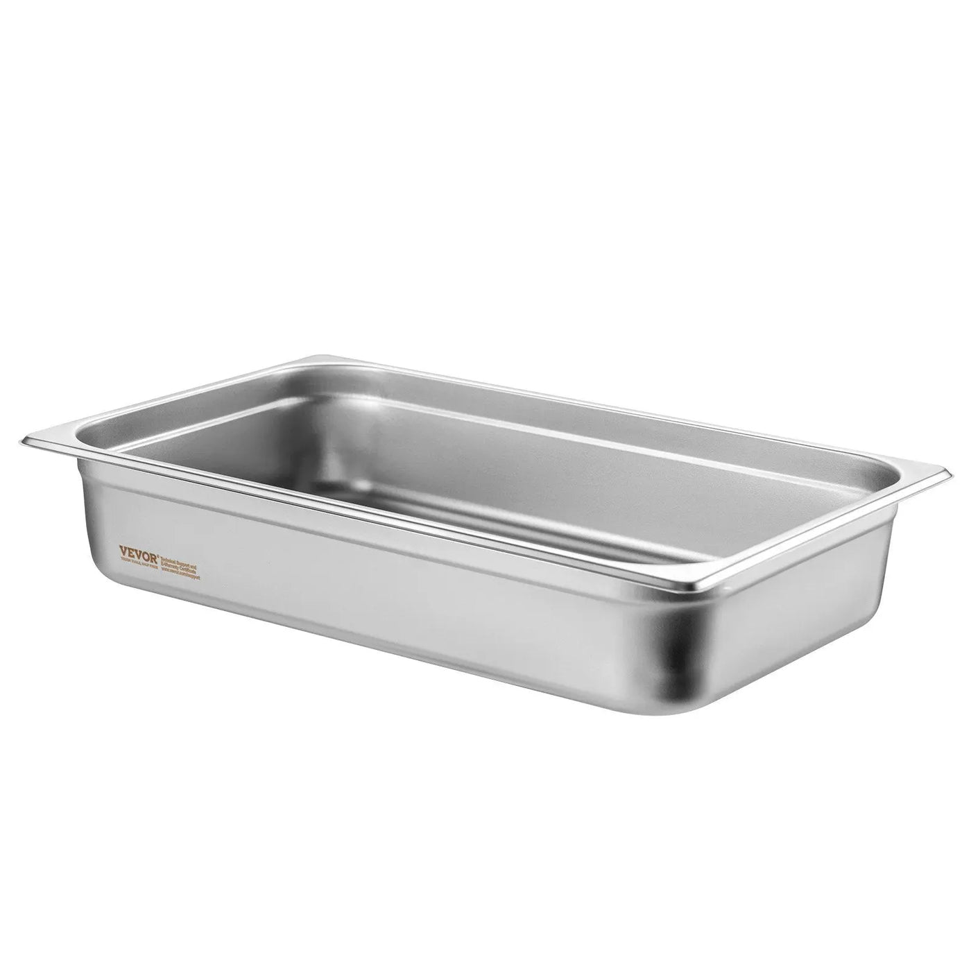 6 Pack Hotel Pans, Full Size Anti-Jam Steam Pan, 0.8mm Thick Stainless Steel Restaurant Steam Table Pan, 4-Inch Deep Commercial Table Pan, Catering Storage Food Pan, For Industrial  Scientific - Backdrop Bliss