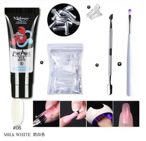 Nail Art Crystal Extension Tool Quickly Extend Crystal Model Gel - Backdrop BlissNail Art Crystal Extension Tool Quickly Extend Crystal Model Gel