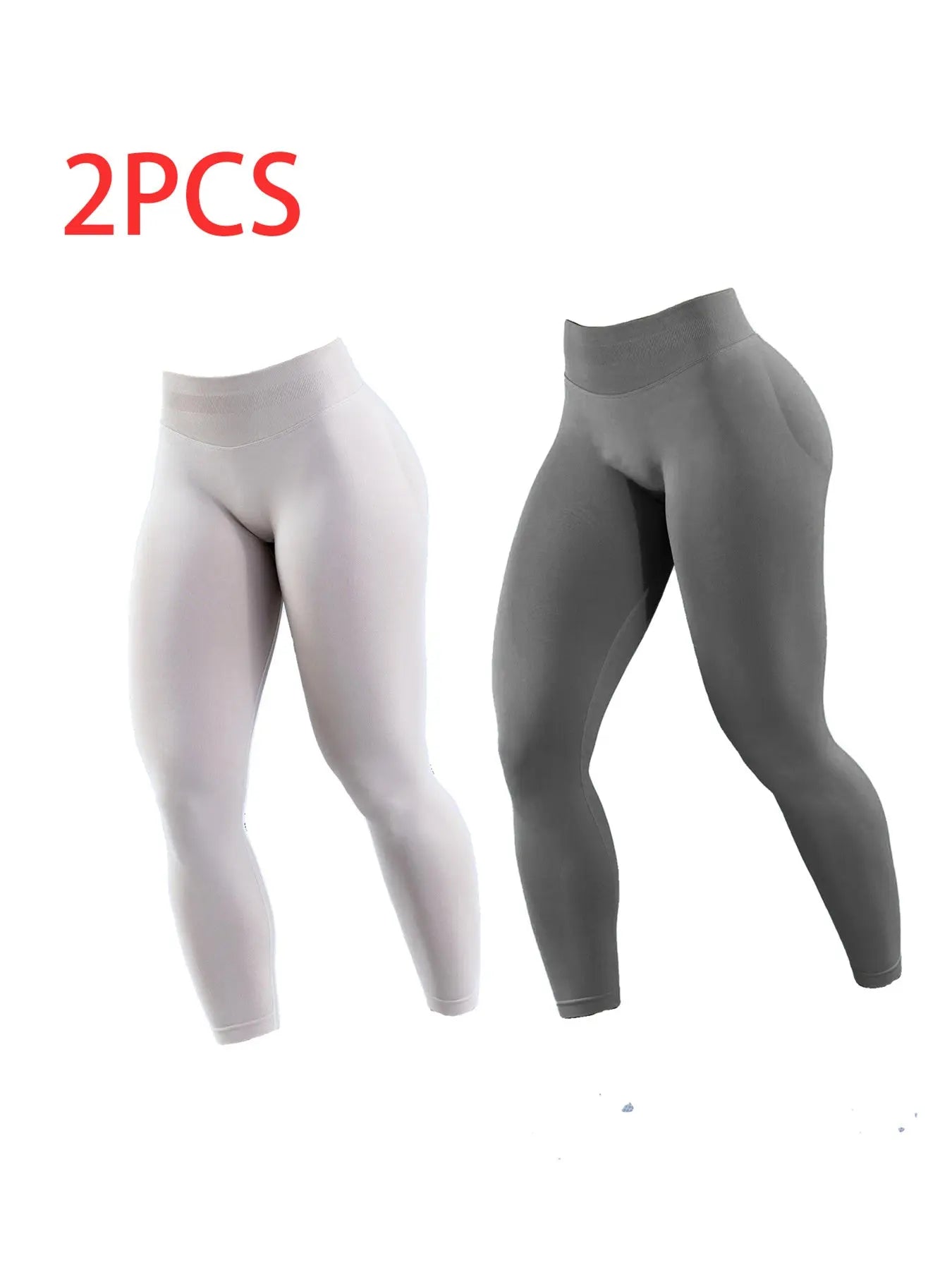 2pack Solid - color Yoga Exercise Leggings - Backdrop Bliss2pack Solid - color Yoga Exercise Leggings