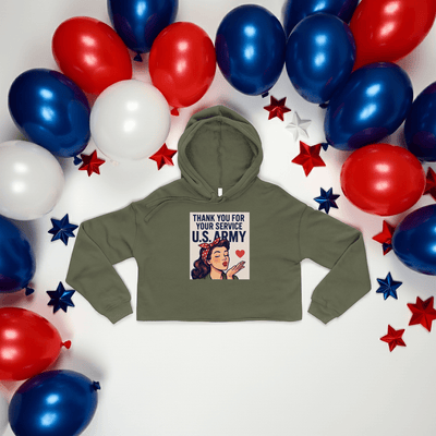 Crop Hoodie - Backdrop BlissCrop Hoodie