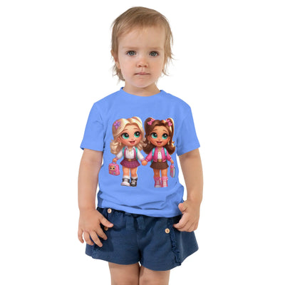 ToddlerStyle Short Sleeve Tee – Soft and Stylish Cotton Comfort - Backdrop BlissToddlerStyle Short Sleeve Tee – Soft and Stylish Cotton Comfort