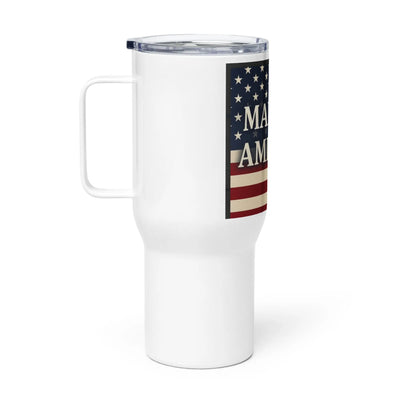 Travel mug with a handle - Backdrop BlissTravel mug with a handle