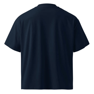 Unisex organic oversized high neck t-shirt - Backdrop BlissUnisex organic oversized high neck t-shirt