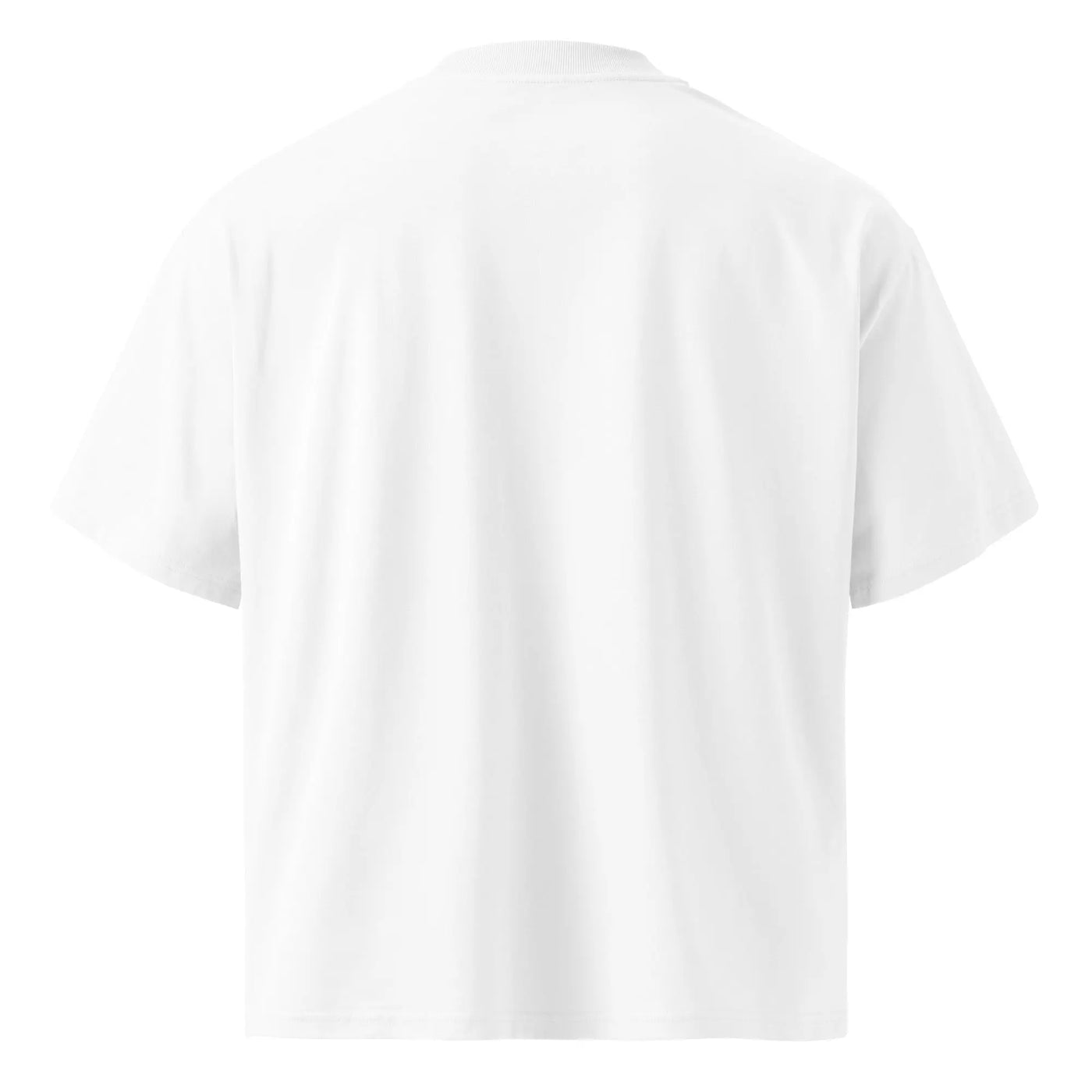 Unisex organic oversized high neck t-shirt - Backdrop BlissUnisex organic oversized high neck t-shirt