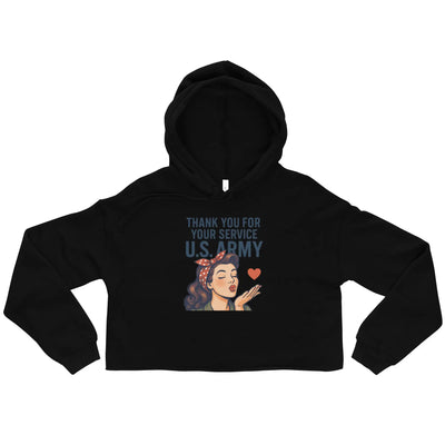Crop Hoodie - Backdrop BlissCrop Hoodie