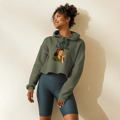 Crop Hoodie - Backdrop BlissCrop Hoodie