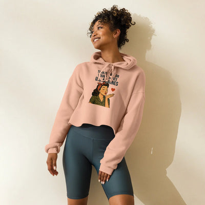 Crop Hoodie - Backdrop BlissCrop Hoodie