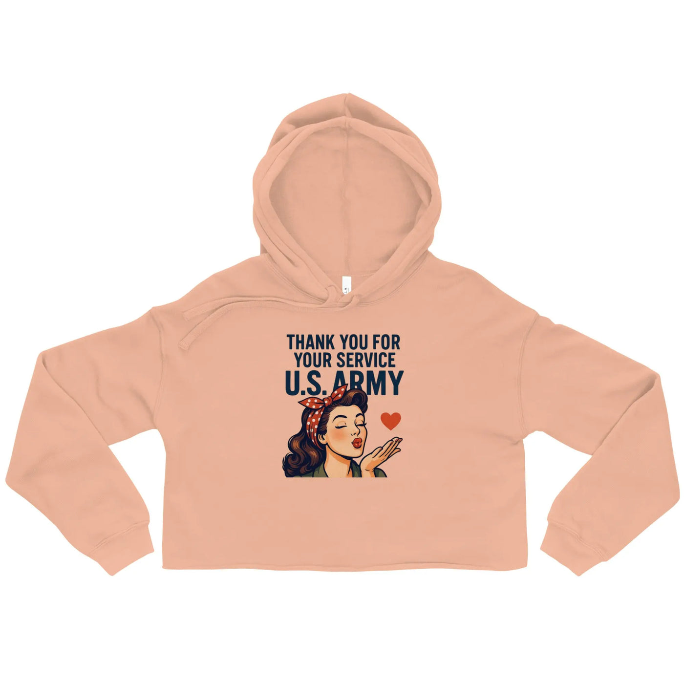 Crop Hoodie - Backdrop BlissCrop Hoodie