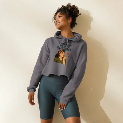 Crop Hoodie - Backdrop BlissCrop Hoodie