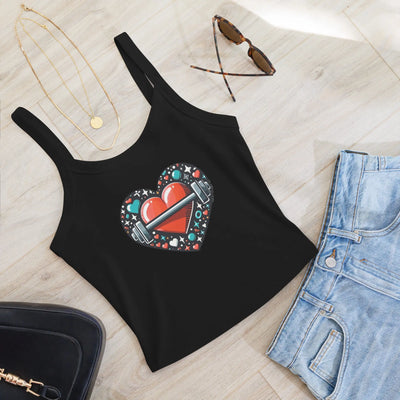 YourBrand Women's Micro - Rib Tank Top – Soft Airlume Cotton Comfort - Backdrop BlissYourBrand Women's Micro - Rib Tank Top – Soft Airlume Cotton Comfort