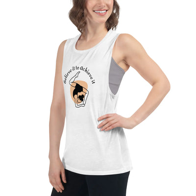 Ladies’ Muscle Tank - Backdrop BlissLadies’ Muscle Tank