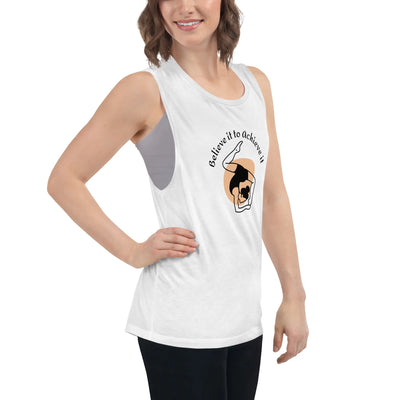 Ladies’ Muscle Tank - Backdrop BlissLadies’ Muscle Tank