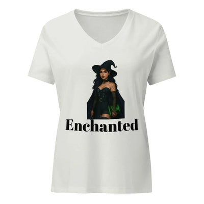 Women’s relaxed v - neck t-shirt - Backdrop BlissWomen’s relaxed v - neck t-shirt