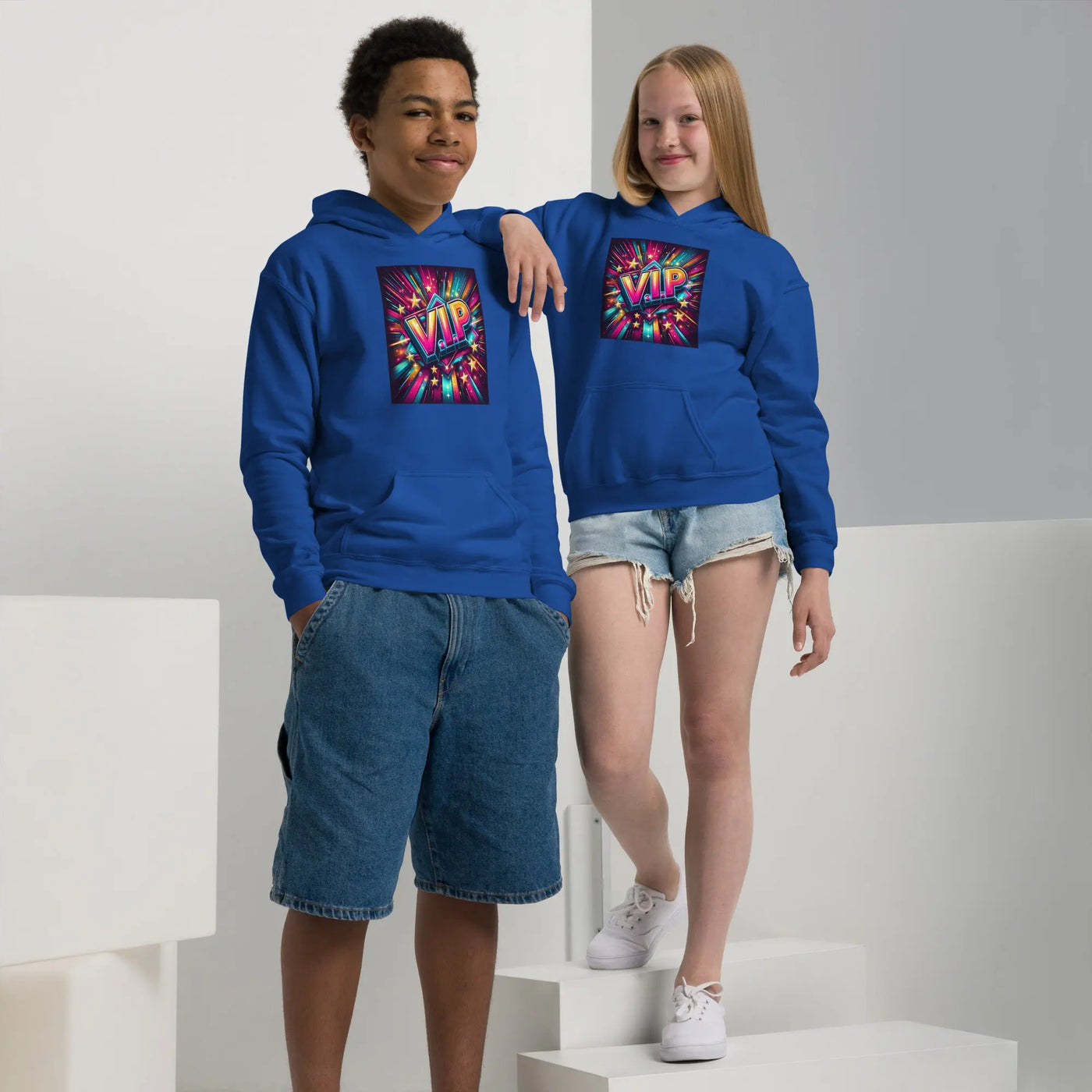 Youth heavy blend hoodie - Backdrop BlissYouth heavy blend hoodie