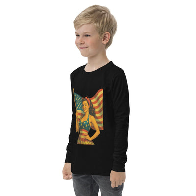 Youth long sleeve tee - Backdrop BlissYouth long sleeve tee