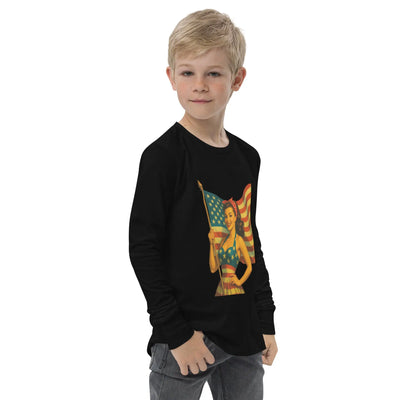 Youth long sleeve tee - Backdrop BlissYouth long sleeve tee